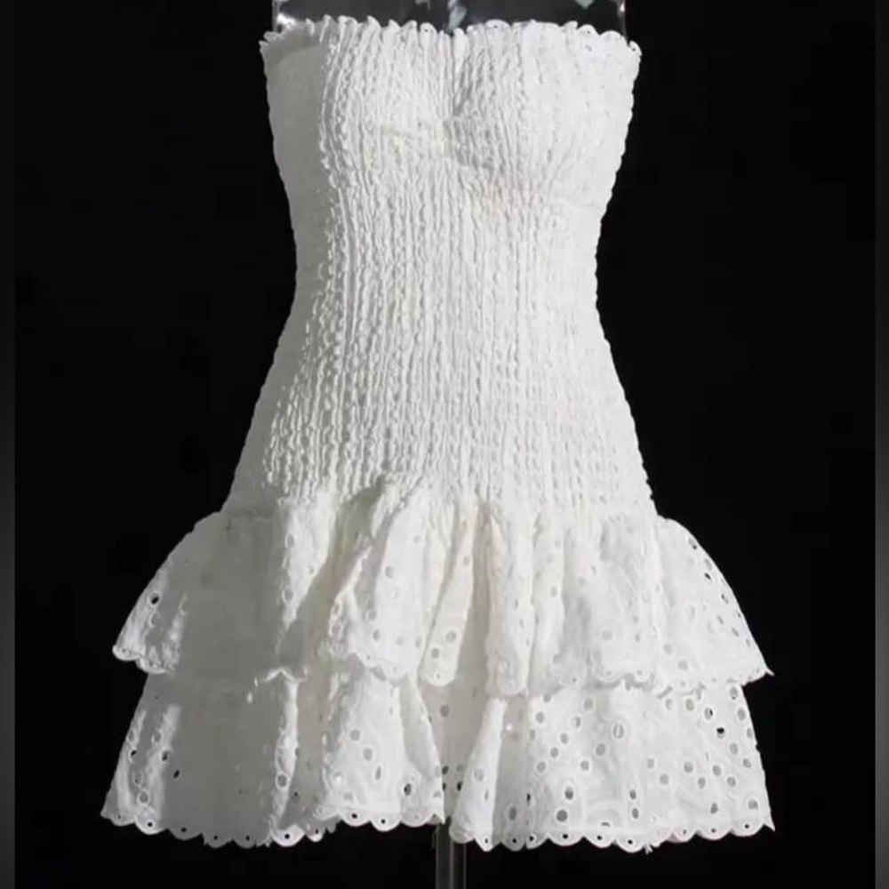 White mini dress nwt